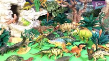80 AWESOME MINI DINOSAUR TOYS - Learn Dinosaur Names for Kids T-REX INDOMINUS REX and more!