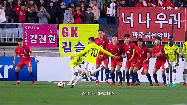 South Korea vs Colombia 2-1 Highlights & All Goals 10.11.2017