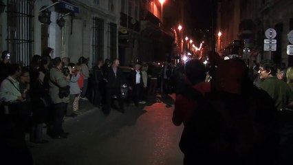 L'arrivée de Patrick Menucci dans la rue Montgrand et certains journalistes "en folie"
