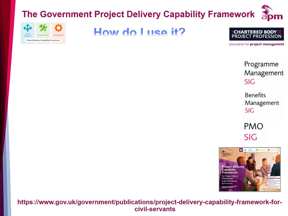 How do I use the Project Delivery Capability Framework?
