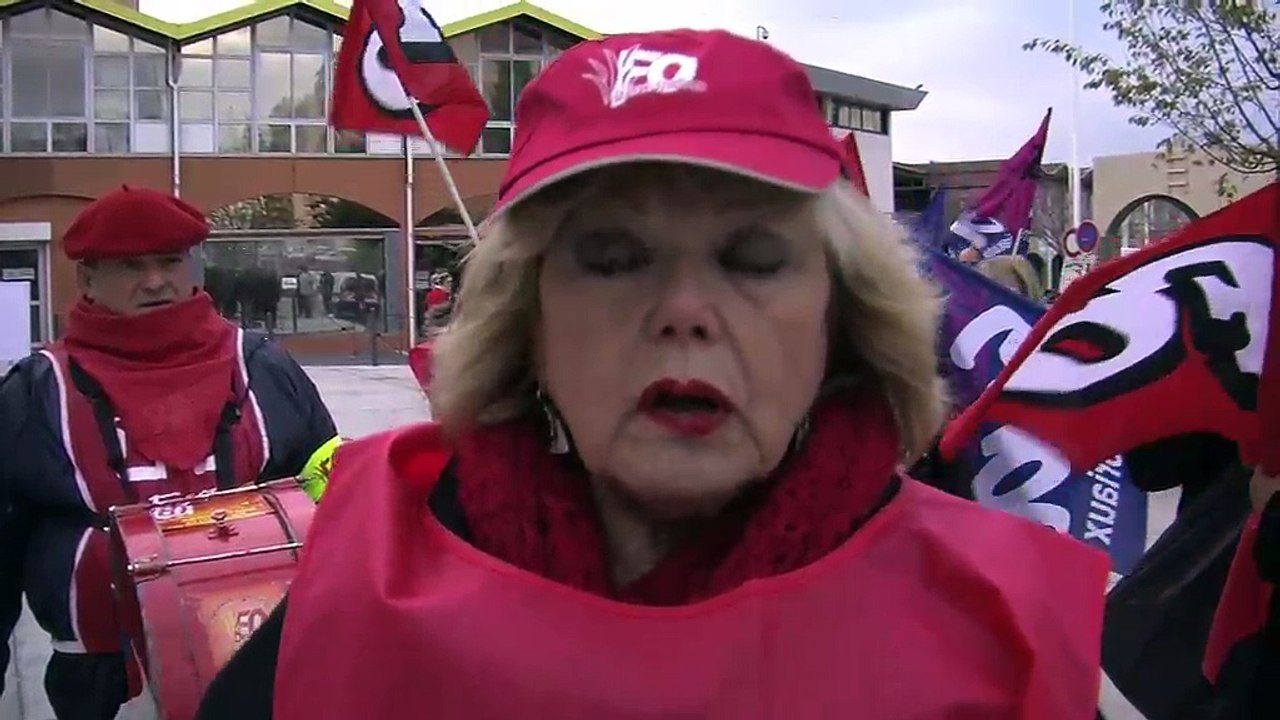 Les revendications syndicales exprimées par Martine Ponchin, déléguée FO.