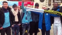 Dark Vador chante à la gloire de l'OM avec les supporters marseillais