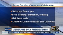 Freebies and discounts for veterans