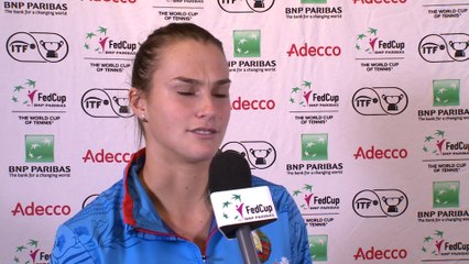 Draw interview: Aryna Sabalenka (BLR)