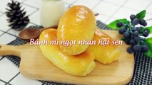 Hướng dẫn cách làm Bánh mì ngọt nhân hạt sen với #Feedy_ Feedy TV