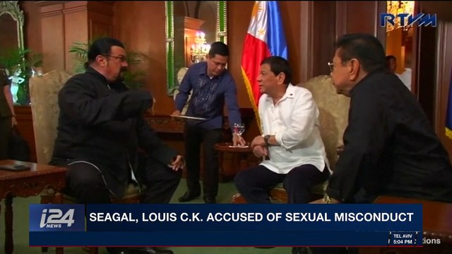 i24NEWS DESK | Seagal, Louis C.K. accused of sexual misconduct | Friday, November 10th 2017