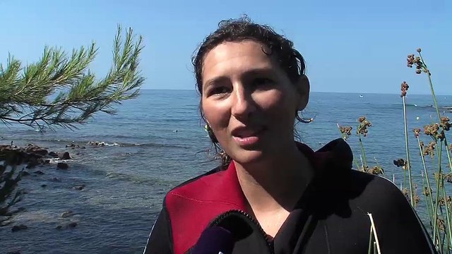 Marie Monin, chargée de mission au Parc Marin de la Côte Bleue.