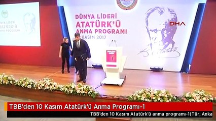 TBB'den 10 Kasım Atatürk'ü Anma Programı-1