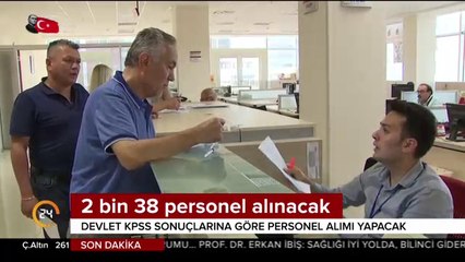 2 bin 38 personel alınacak