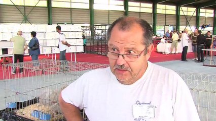 Présentation de la bourse par Michel Brau, président de l'Oiseau club d'Istres