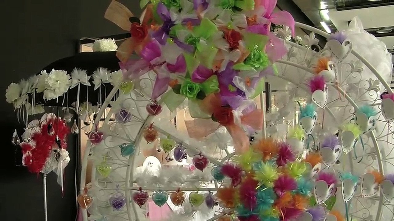 Murielle et Isabelle proposent des mises en scène autour des dragées