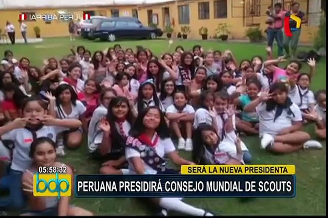 Peruana es elegida como presidenta del Consejo Mundial de Guías Scouts