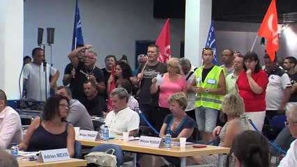 La conseil syndical a changé de tournure quand Yves Vidal a répondu aux représentants du personnel