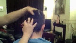 UK ASMR PLAYING WITH MY BOYFRIENDS HAIR .SCALP MASSAGE.HAIR STYLING.