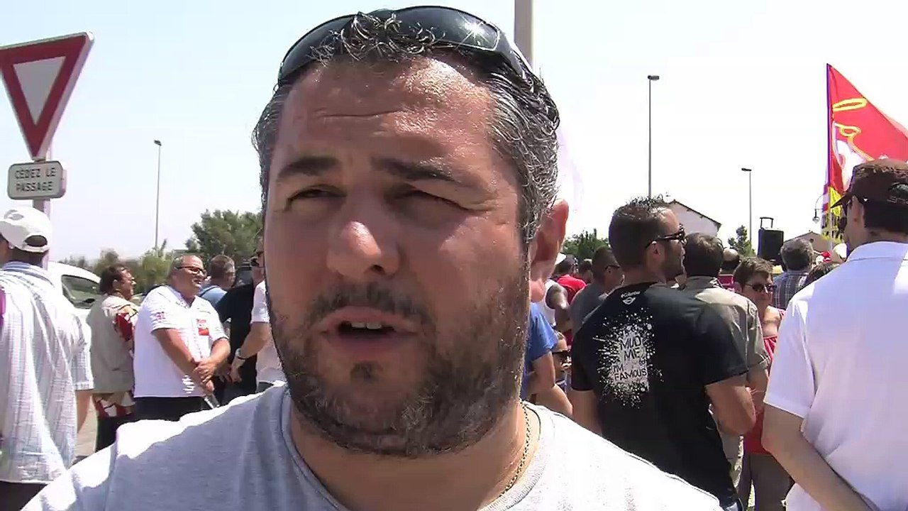 Julien Granato, représentant syndical CGT Total La Mède