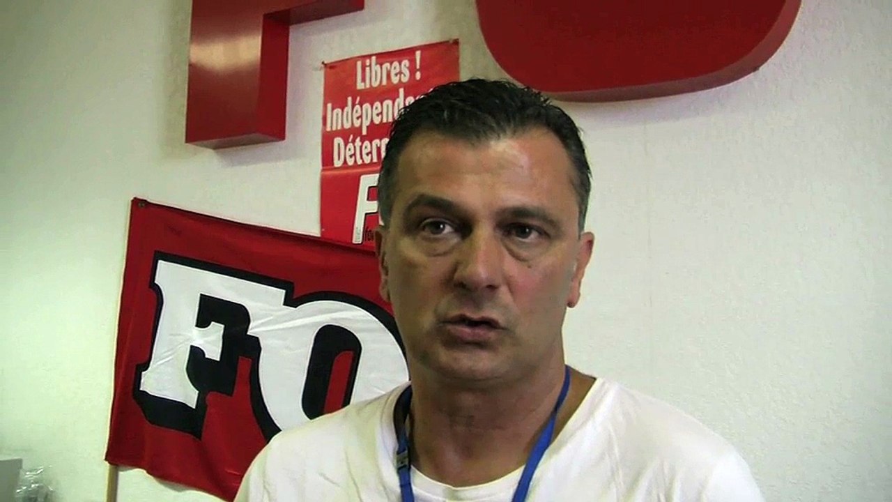 Bruno Casano, délégué FO Total La Mède