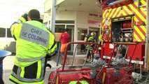 Exercice incendie à l'hôpital de Martigues