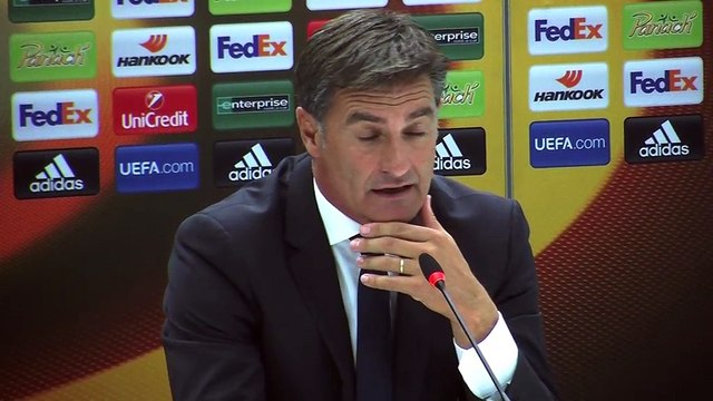 Peu d'explications de la part de Michel pour justifier la défaite face à Liberec