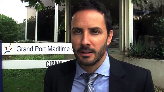 Sylvain Pichon de la direction du Grand Port Maritime de Marseille Fos