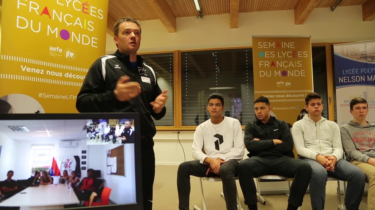 #SemaineLFM : échanges sur la thématique du sport entre le lycée Nelson-Mandela de Nantes et le lycée français Jules-Verne de Johannesburg