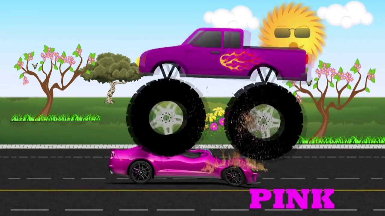 Monster Trucks for Children - All the Colored Monster Trucks!