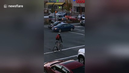 Man dragged along by car in shocking road rage incident