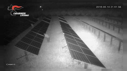 Carabinieri smantellano rete ladri di pannelli solari
