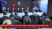 Başbakan Yıldırım, Türk ve Akraba Toplulukları Temsilcileriyle Bir Araya Geldi