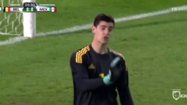Belgium vs Mexico - Thibaut Courtois Amazing Save