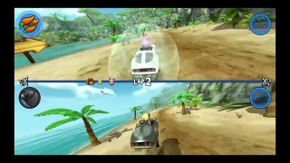 Beach Buggy Racing Split Screen & All Stages Shortcuts