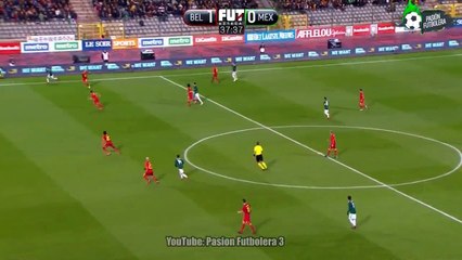 Andres Guardado Goal  Belgium 1 - 1	 Mexico 10/11/2017