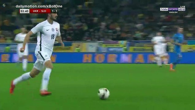 Ukraine 2 - 1 Slovakia - Evgen Konoplyanka Goal HD - 10.11.2017 (Full Replay)