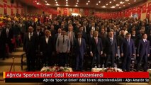 Ağrı'da 'Spor'un Enleri' Ödül Töreni Düzenlendi