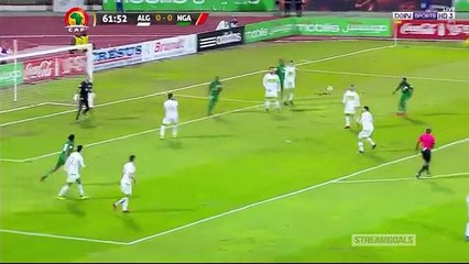 Algérie 1-1 Nigéria : les buts de la rencontre