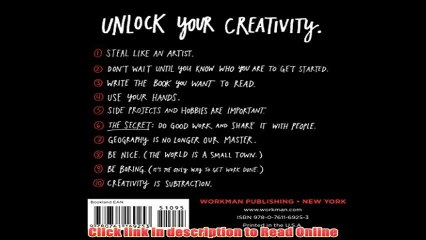Read Steal Like An Artist Online Book