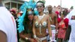Rihanna Risks Wardrobe Malfunction in Bejeweled Bikinii During Barbados Parade