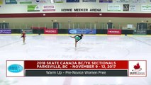 Pre Novice Women Free Program - (6 - 7) 2018 Skate Canada BC/YK Sectional Championships - Parksville, BC (21)