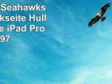 Offizielle NFL Fussball Seattle Seahawks Logo Ruckseite Hülle für Apple iPad Pro 2 97