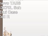 Deutsche QWERTZ Tastatur für Lenovo TAB3 10 Plus TB3X70L Schutz Hülle Etui Case  101