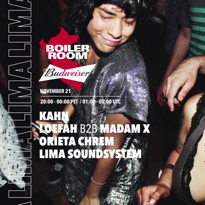 Boiler Room x Budweiser Lima