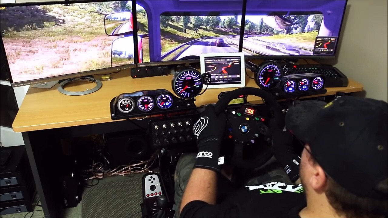 Euro Truck Simulator 2 GPS running on iPad and external monitor - Plus digger delivery