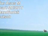 Qwertz Tastatur Tablet Tasche für Asus MeMO Pad Smart ME301T 101 mit Standfunktion