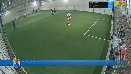 But de Sylvain (9-10) - ENSMATCH Vs Groupe Vinet - 09/11/17 19:00 - LIGUE 4 - Poitiers Game Parc