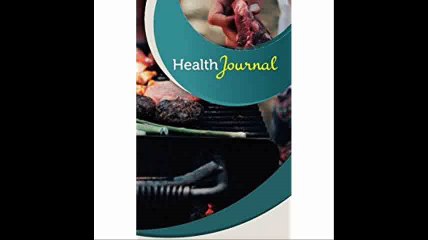 Health Journal 50 Pages, 5.5' x 8.5' Backyard BBQ