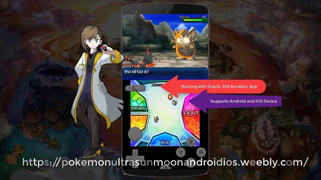 DESCARGAR POKEMON ULTRASOL Y ULTRALUNA EN ESPAÑOL PARA ANDROID Y iOS EMULADOR 3DS