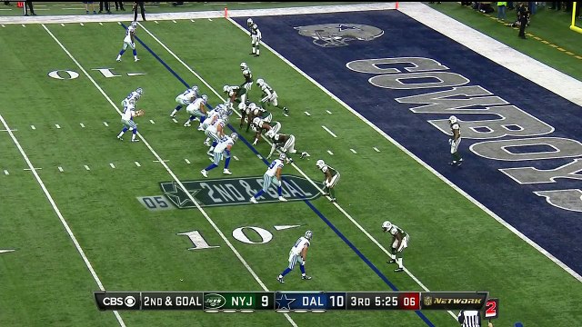 2015 - Jets Calvin Pryor intercepts Cowboys Kellen Moore