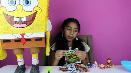 Spongebob Huge Surprise Avengers Hello Kitty Shopkins Home Disney Surprise Eggs|B2cutecupcakes