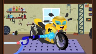 Sports Bike | Car Wash for Kids & Toddlers | Game Video