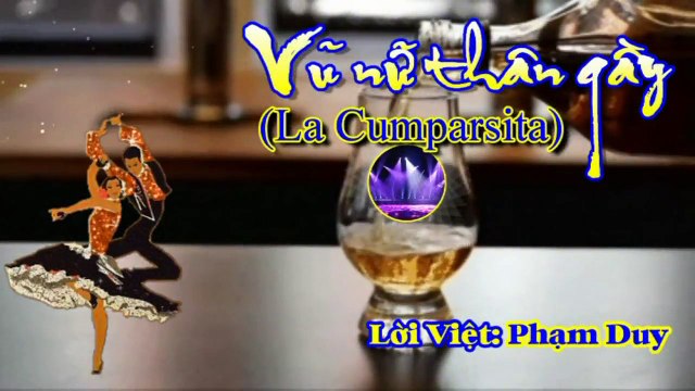 [Karaoke] VŨ NỮ THÂN GẦY - Lời Việt: Phạm Duy (Giọng Nam: Dm)