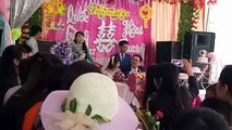 Ca sĩ Thu Hà hát tại đám cưới Quốc Cường